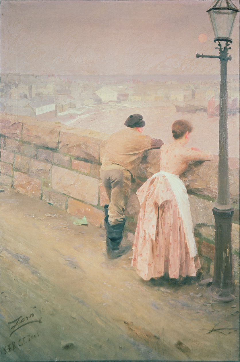 Rybář, St. Ives, 1888 od Anders Leonard Zorn