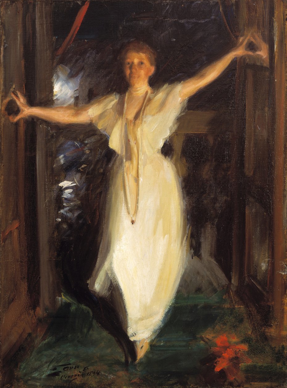 Isabella Stewart Gardner v Benátkách, 1894 od Anders Leonard Zorn