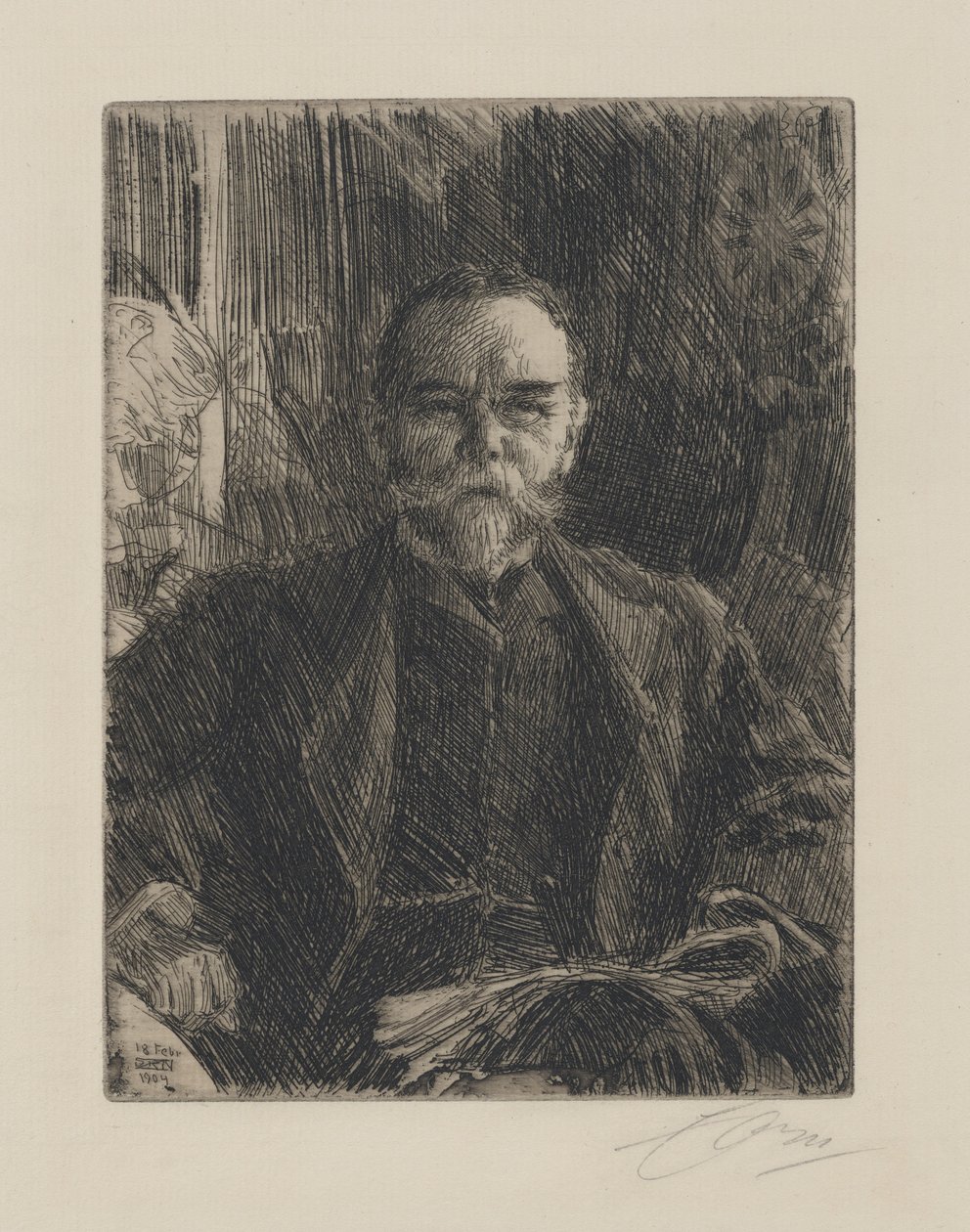 John Milton Hay od Anders Leonard Zorn