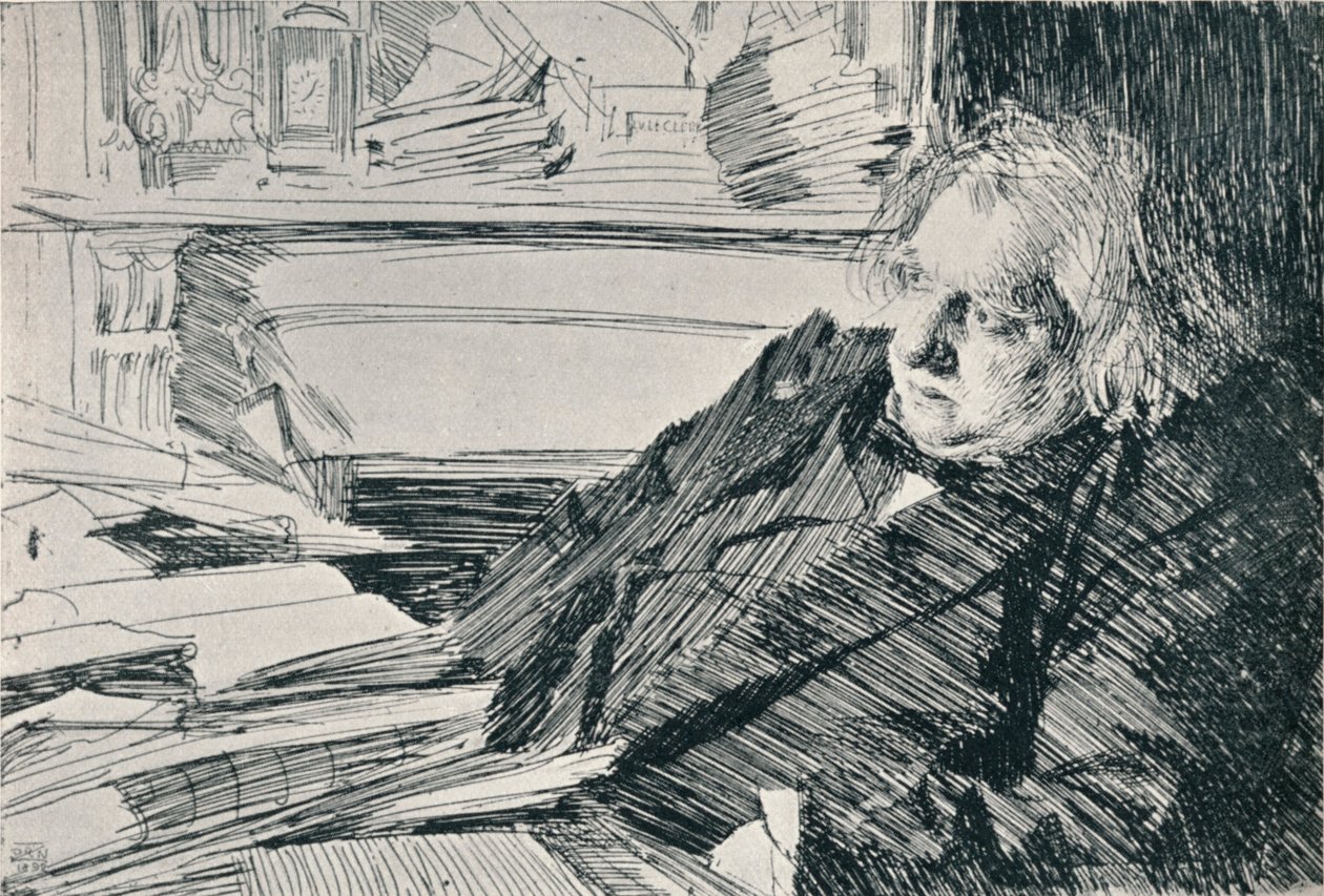 Joseph Ernest Renan 1823-1892, 1892, 1898 od Anders Leonard Zorn