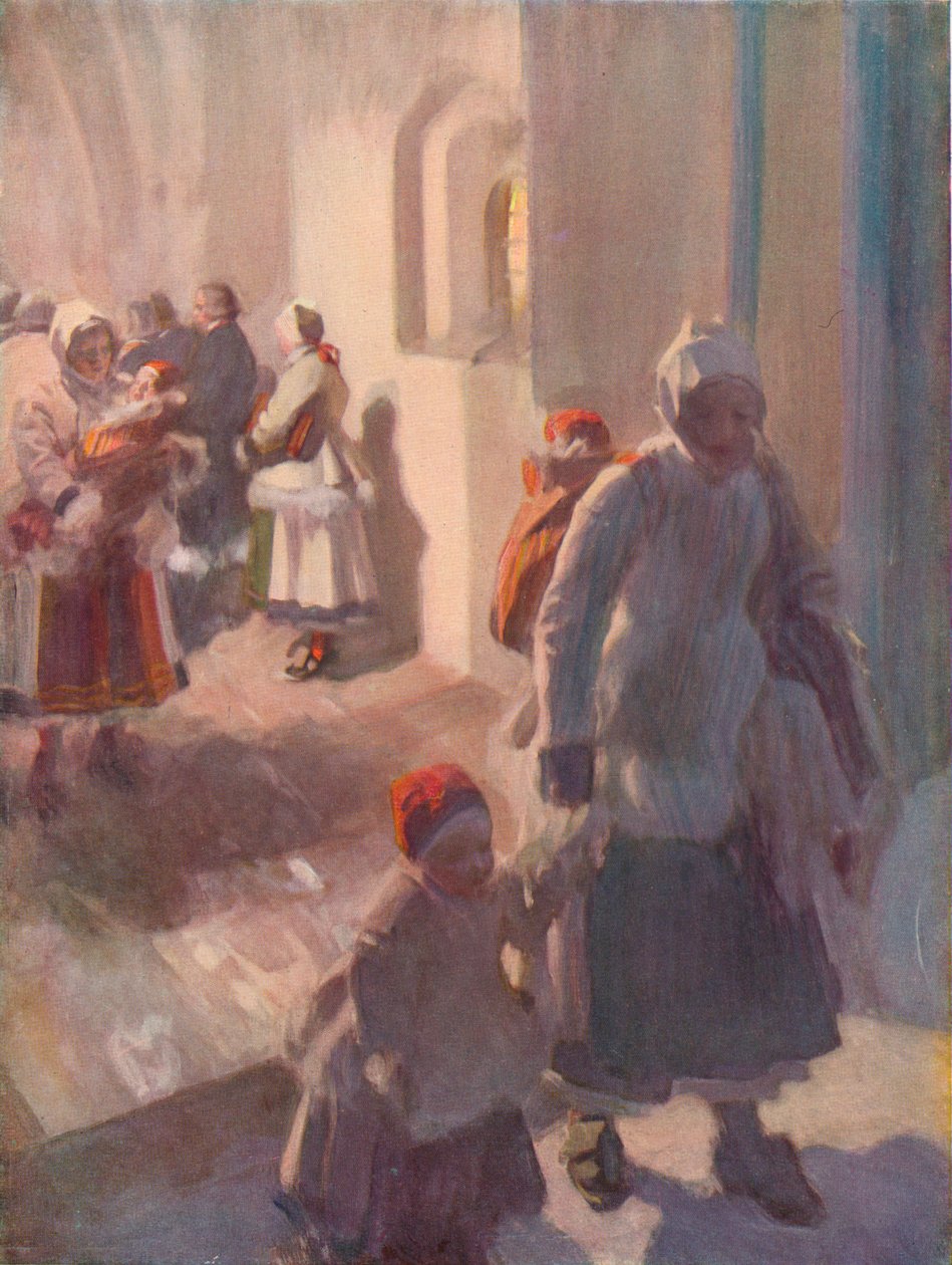 Matins na Štědrý den, c1912 od Anders Leonard Zorn