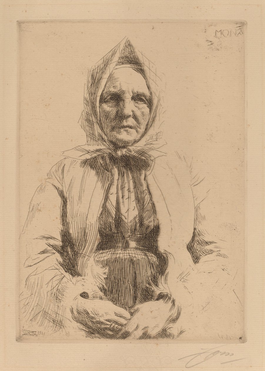 Mona, 1911. od Anders Leonard Zorn