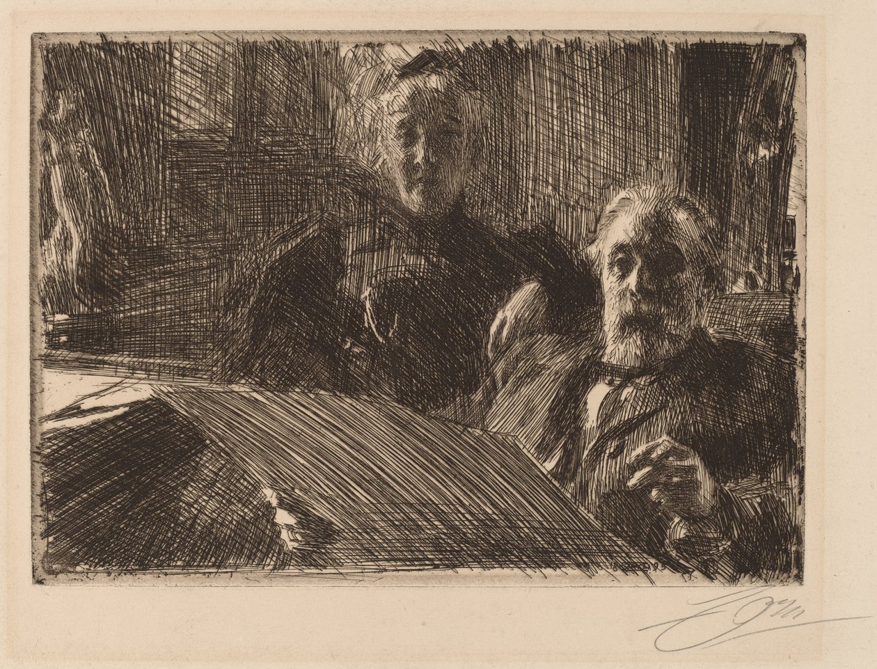 Manželé Furstenburgovi, 1895. od Anders Leonard Zorn