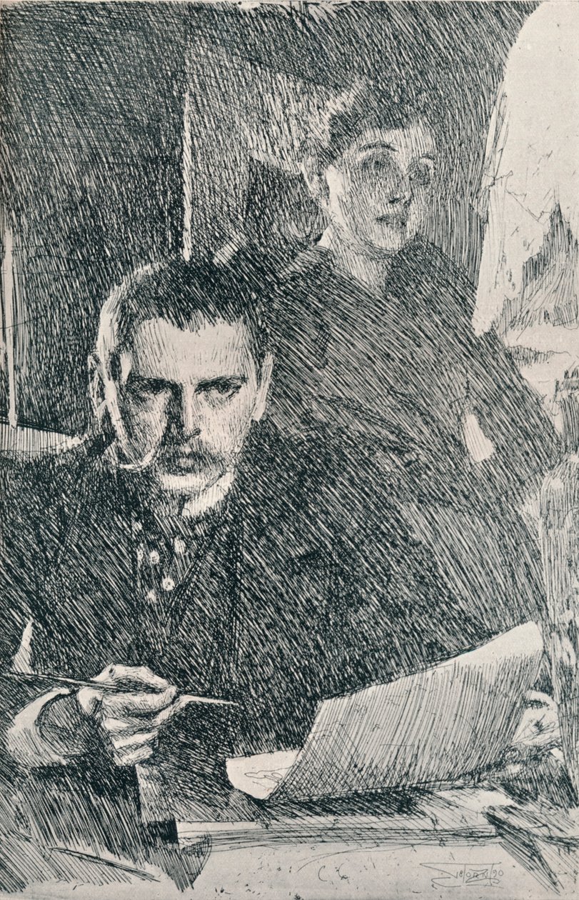 Manželé Zornovi, 1890. 1898 od Anders Leonard Zorn