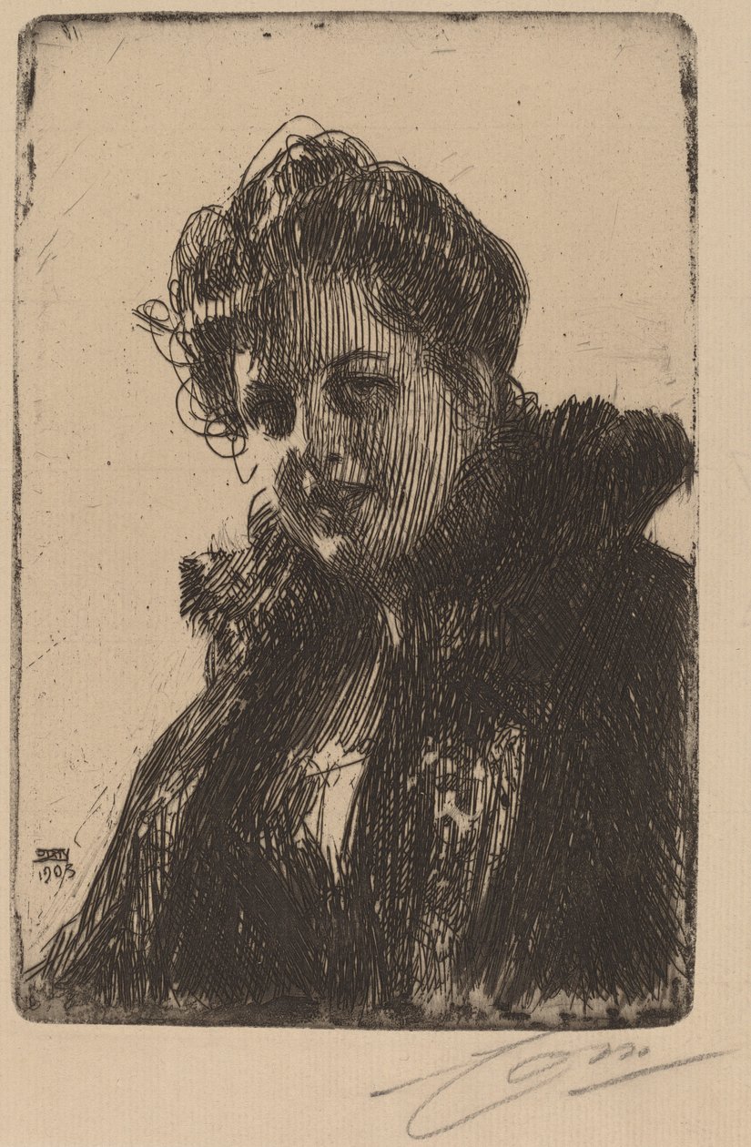 Paní. Granberg, 1903. od Anders Leonard Zorn