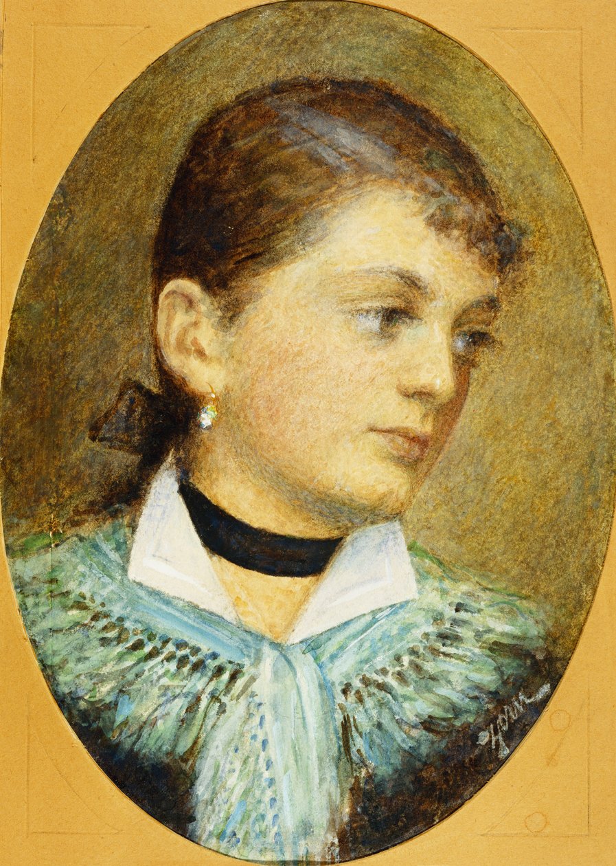 Portrét Augusty Holzerové, 1879 od Anders Leonard Zorn