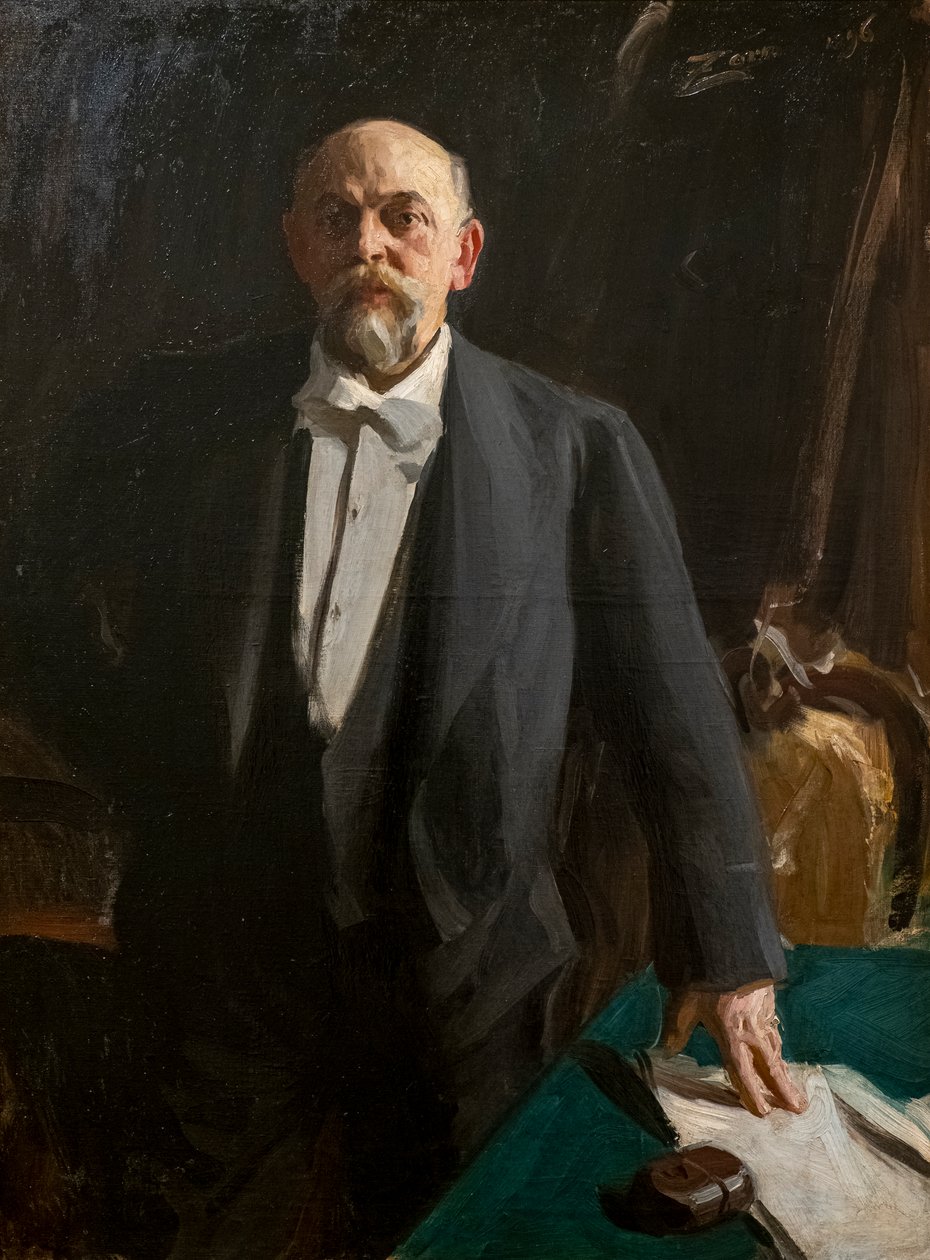 Portrét Sávy Mamontova od Anders Leonard Zorn