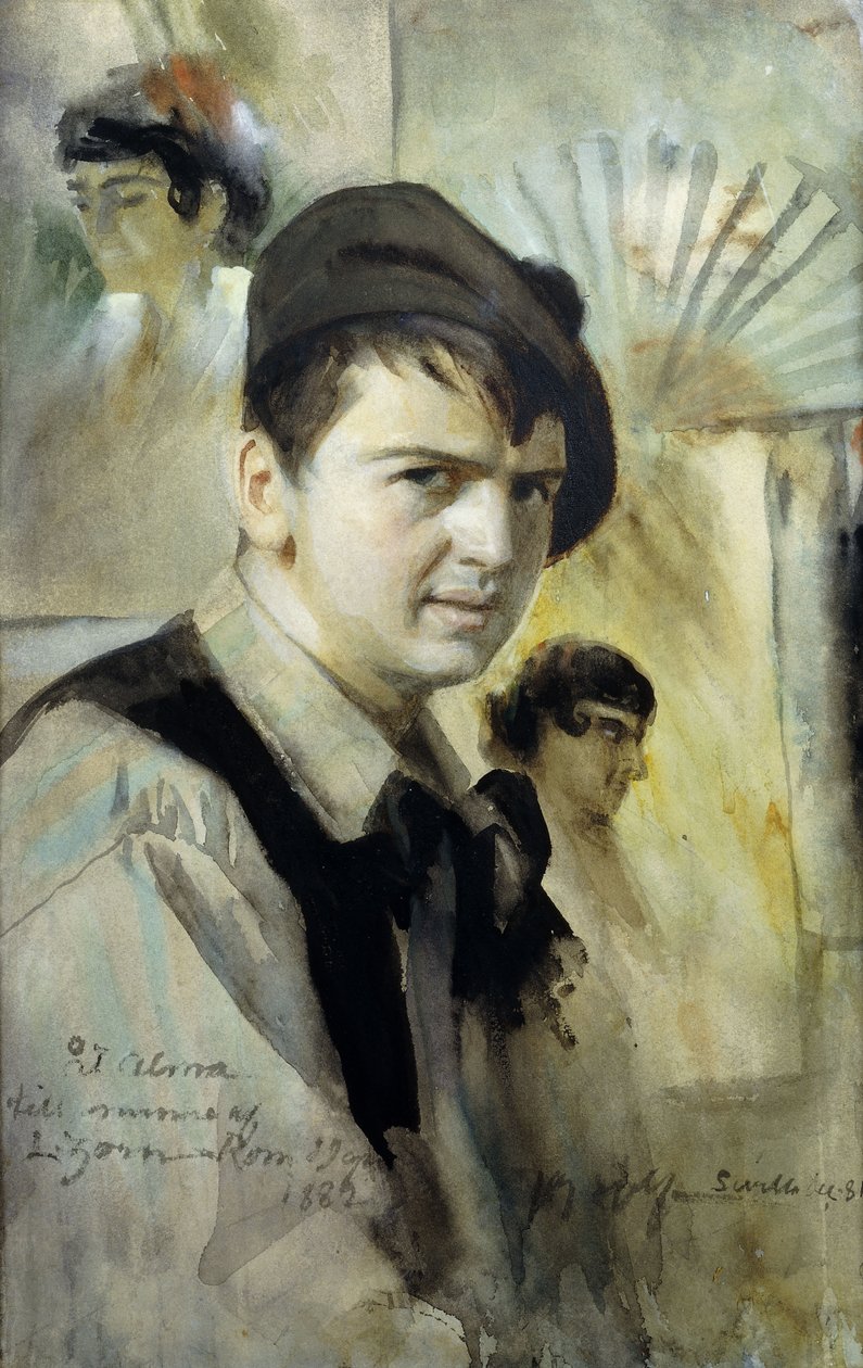 Portrét umělce, 1881 od Anders Leonard Zorn