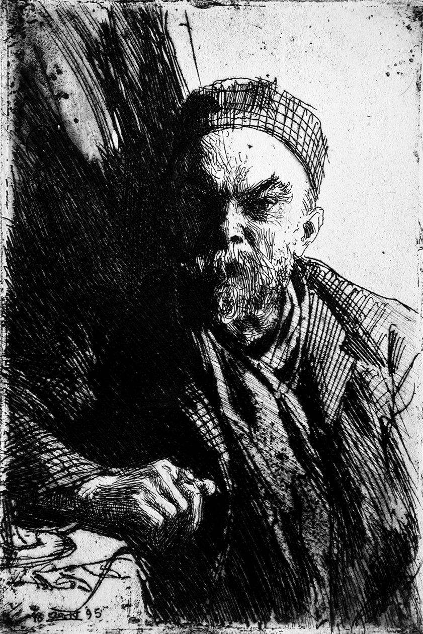 Portrét básníka Paula Verlaina 1844-1896, 1895 od Anders Leonard Zorn
