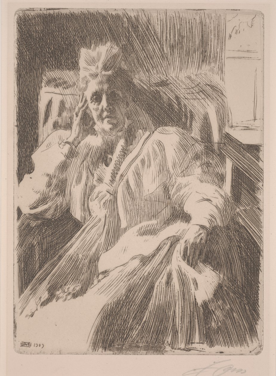 Švédská královna Sophia od Anders Leonard Zorn