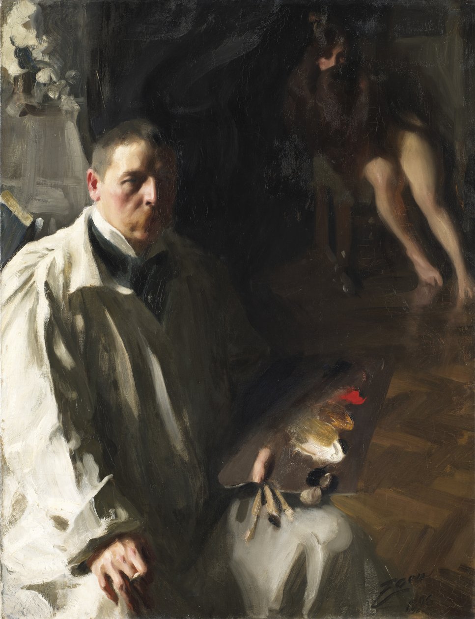 Autoportrét, 1896 od Anders Leonard Zorn