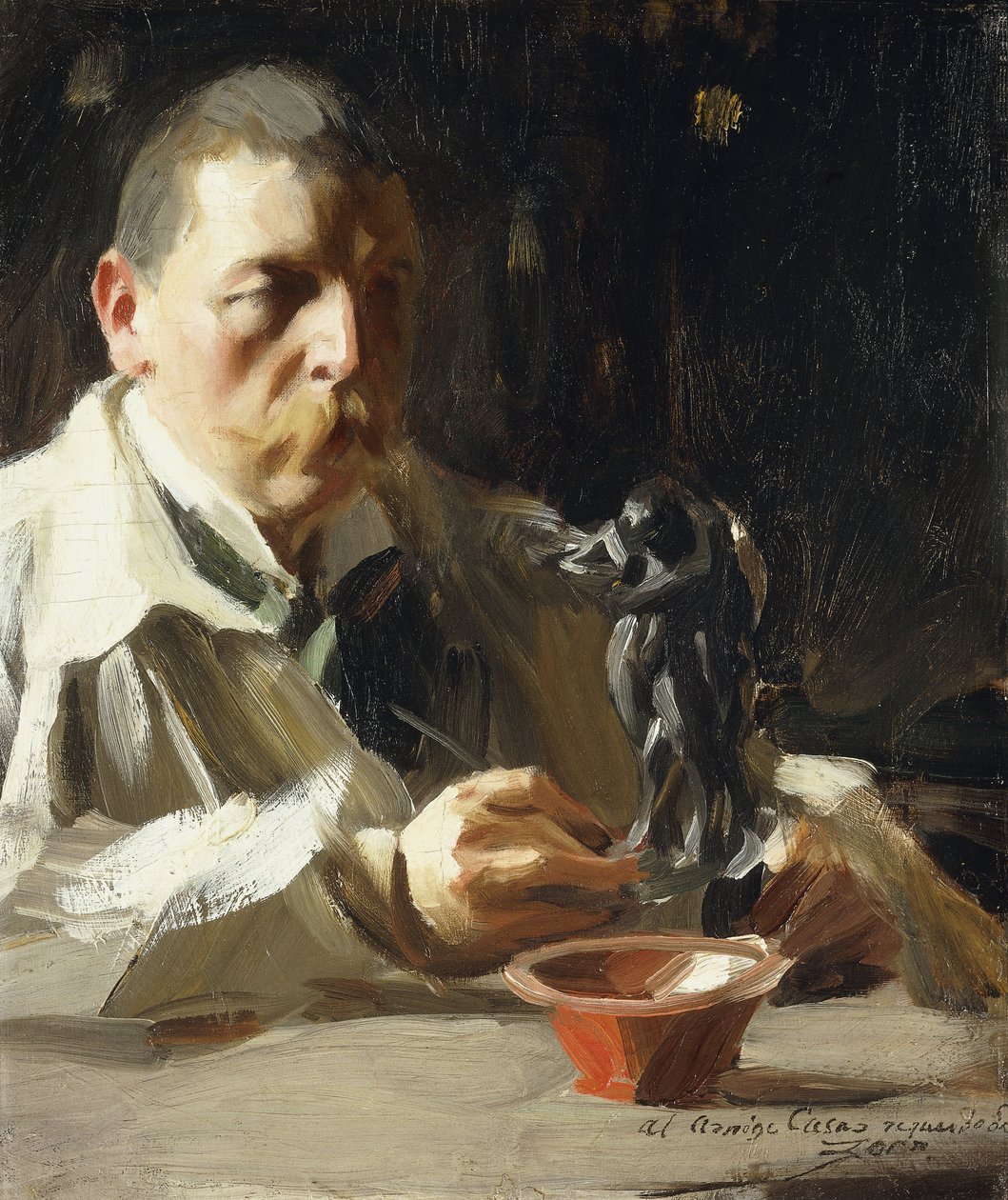 Autoportrét s Faunem a nymfou, 1895 od Anders Leonard Zorn