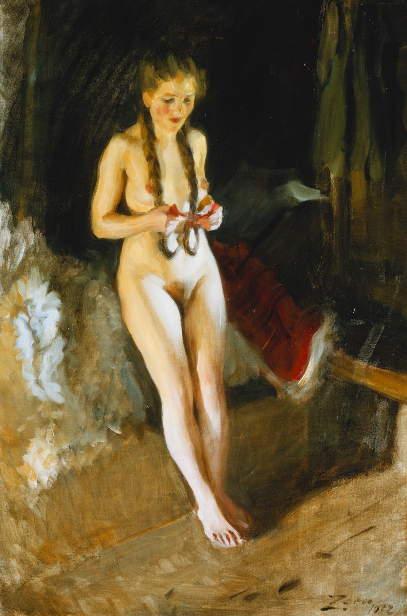 Znamení, 1912 od Anders Leonard Zorn