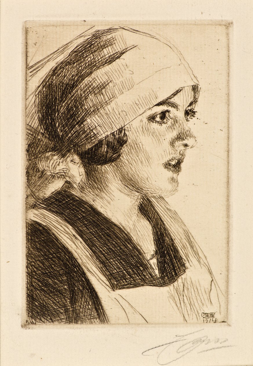 Studie ženy od Anders Leonard Zorn