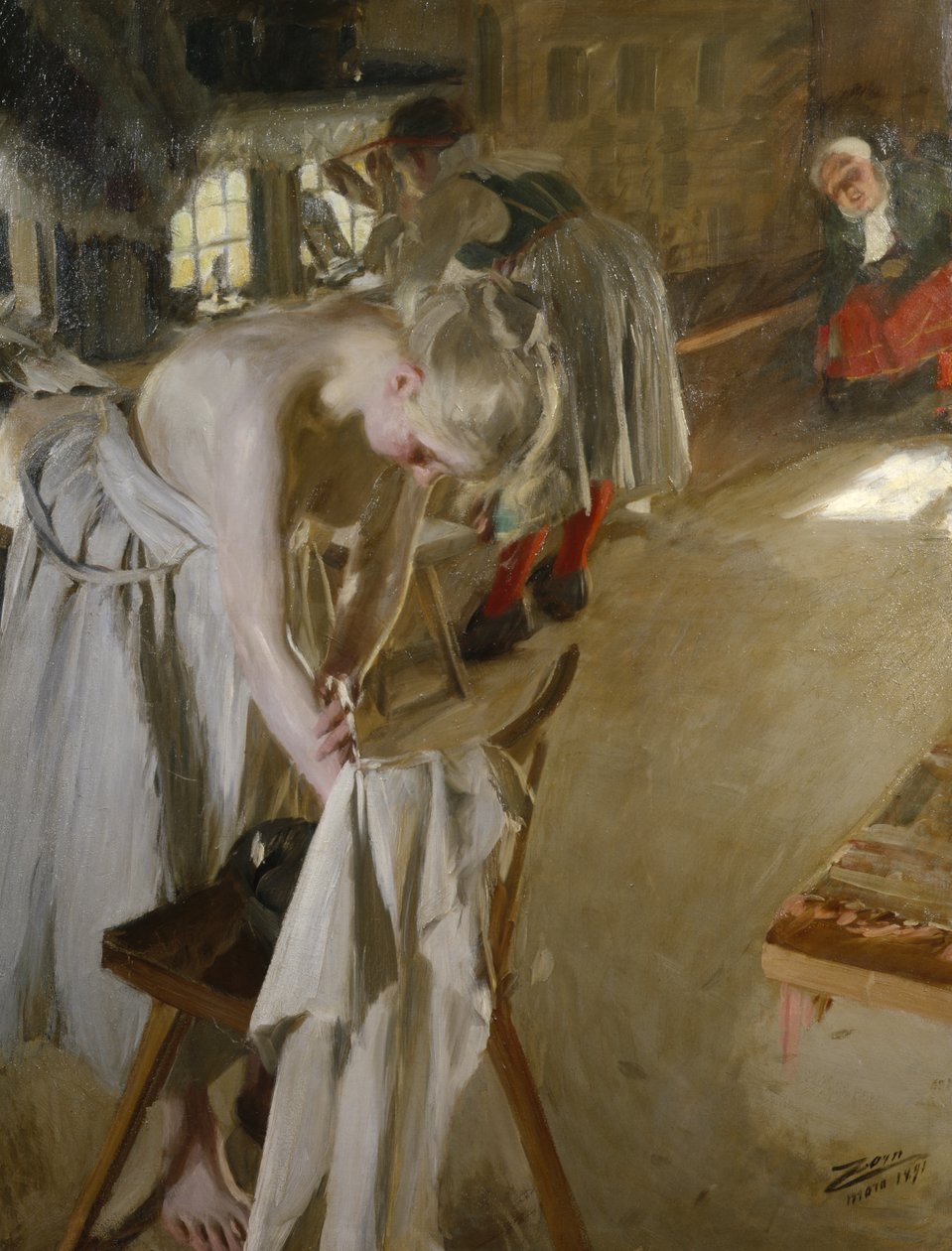 Nedělní ráno od Anders Leonard Zorn