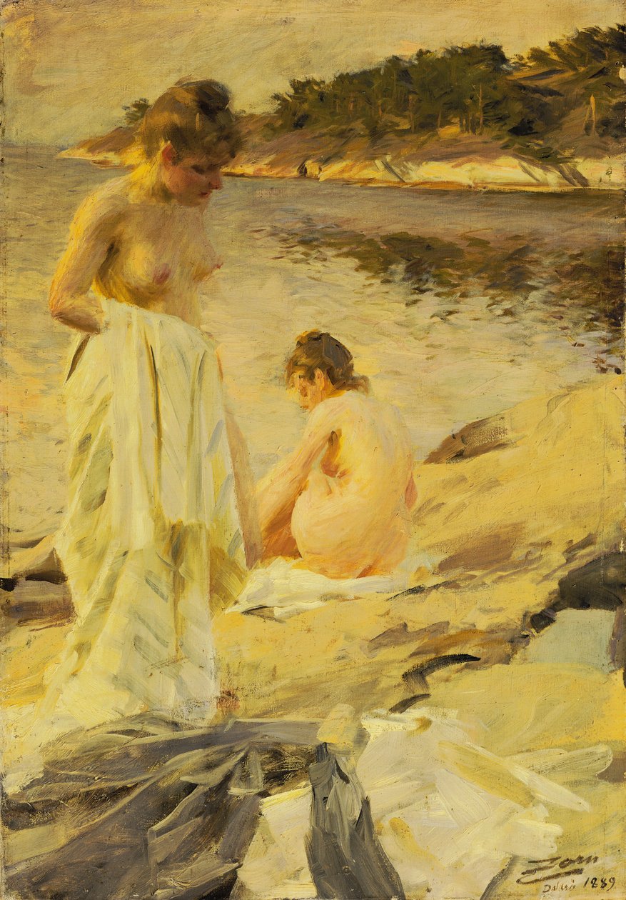 The Bathers, 1889 od Anders Leonard Zorn