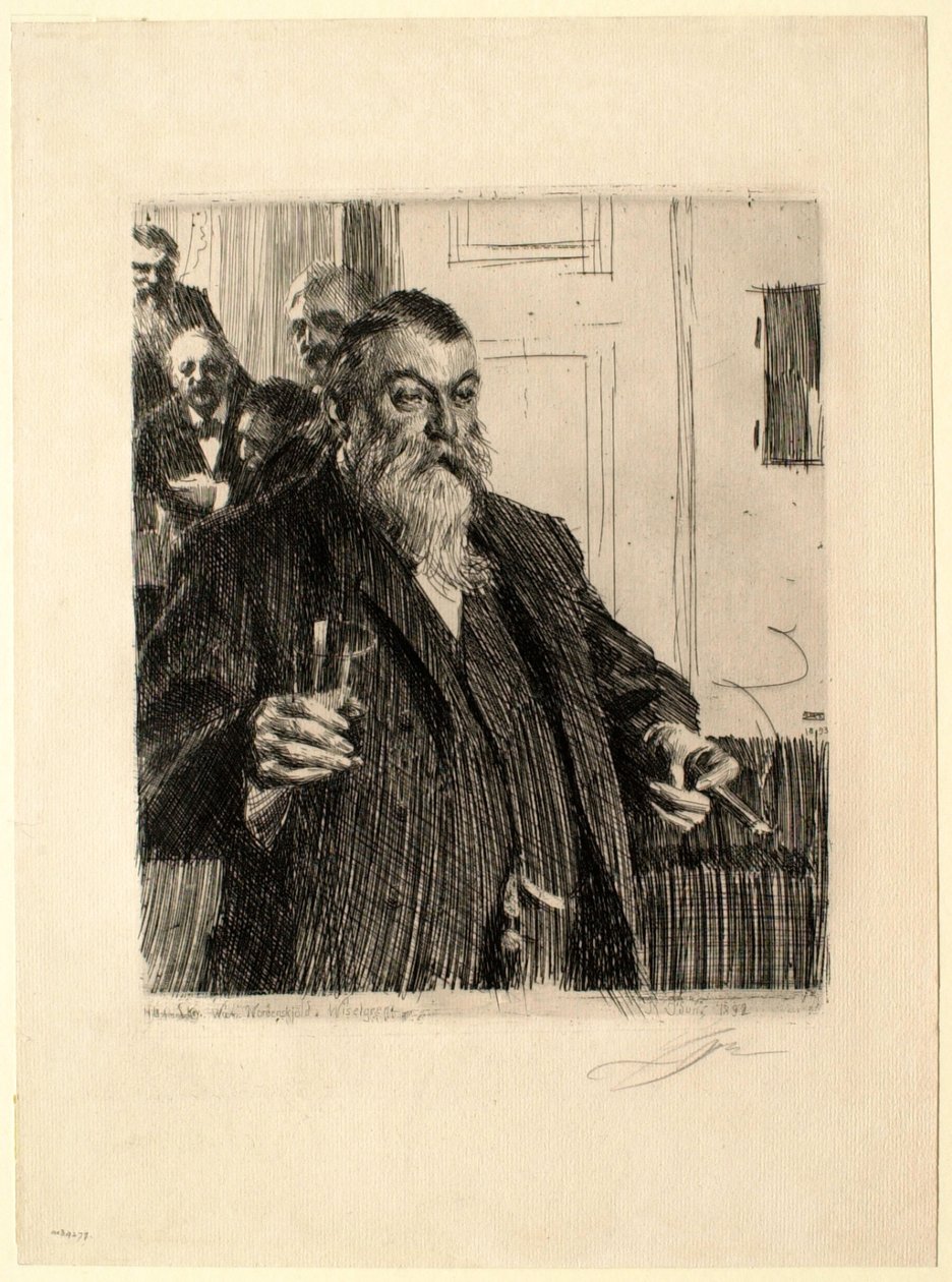 Přípitek od Anders Leonard Zorn