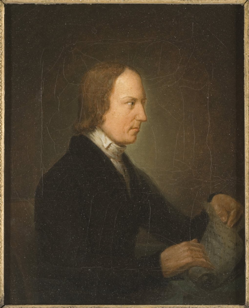 Lorenzo Hammarskold, literární kritika a dějiny literatury - Portrét Lorenza Hammarskoelda (1785-1827), Lundqvist, Anders (1803-1853). Olej na plátně. Rozměr: 26 x 21 cm. Národní muzeum Stockholm od Anders Lundqvist