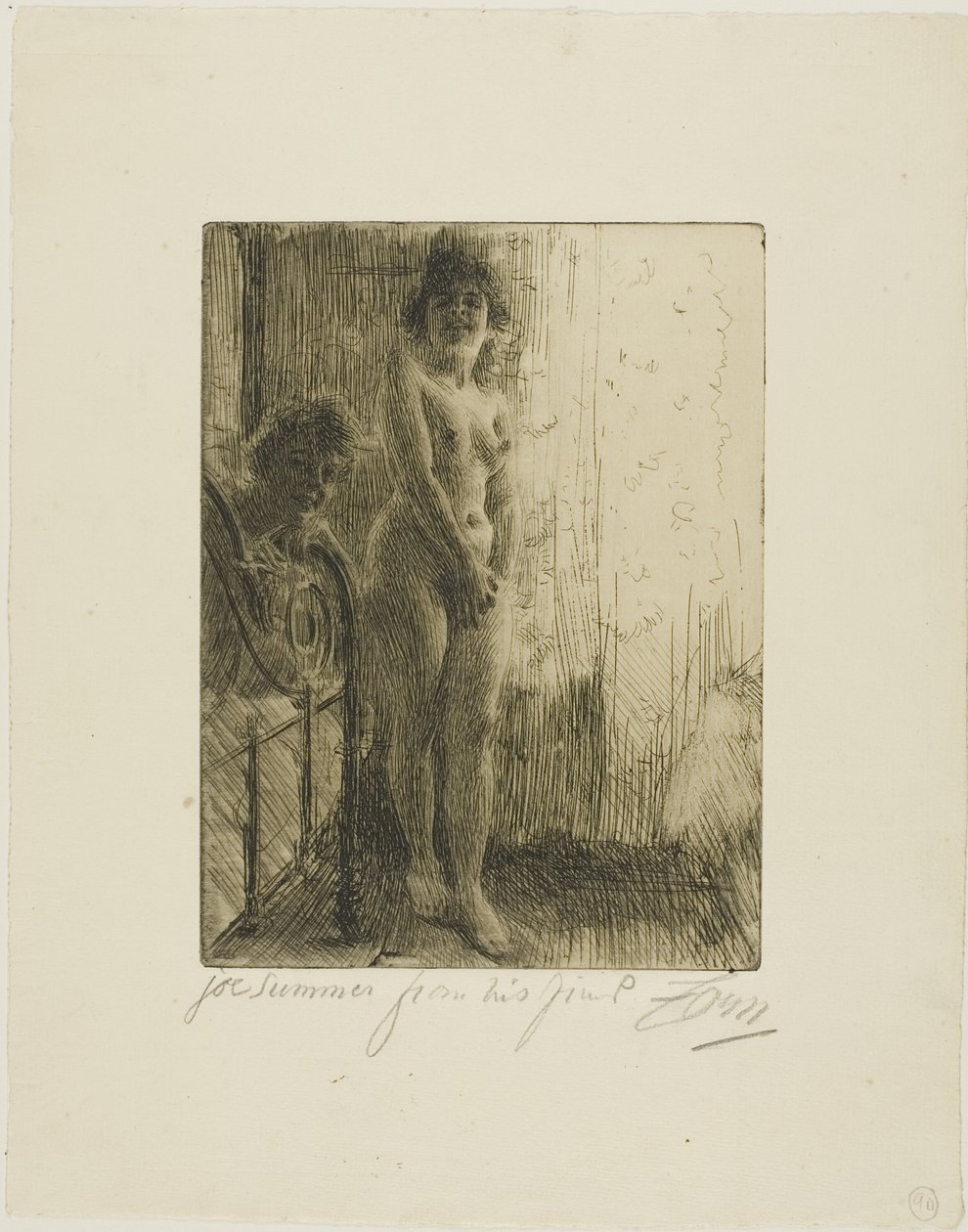 Temný kout od Anders Leonard Zorn