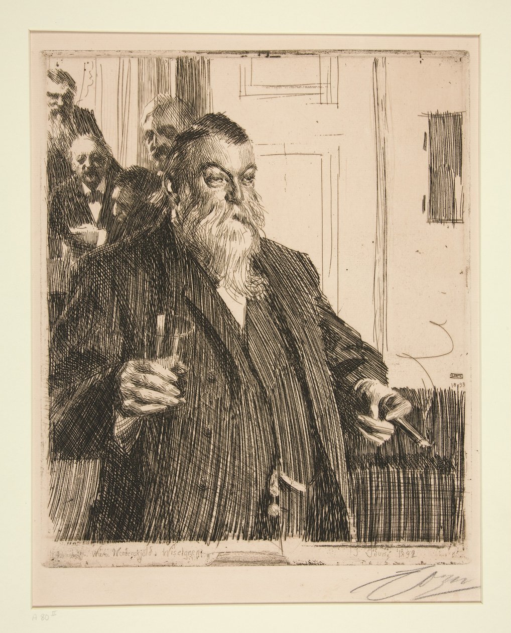 Přípitek II od Anders Zorn
