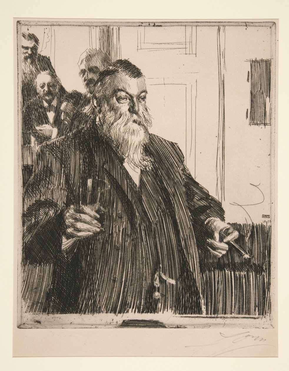 Přípitek II od Anders Zorn