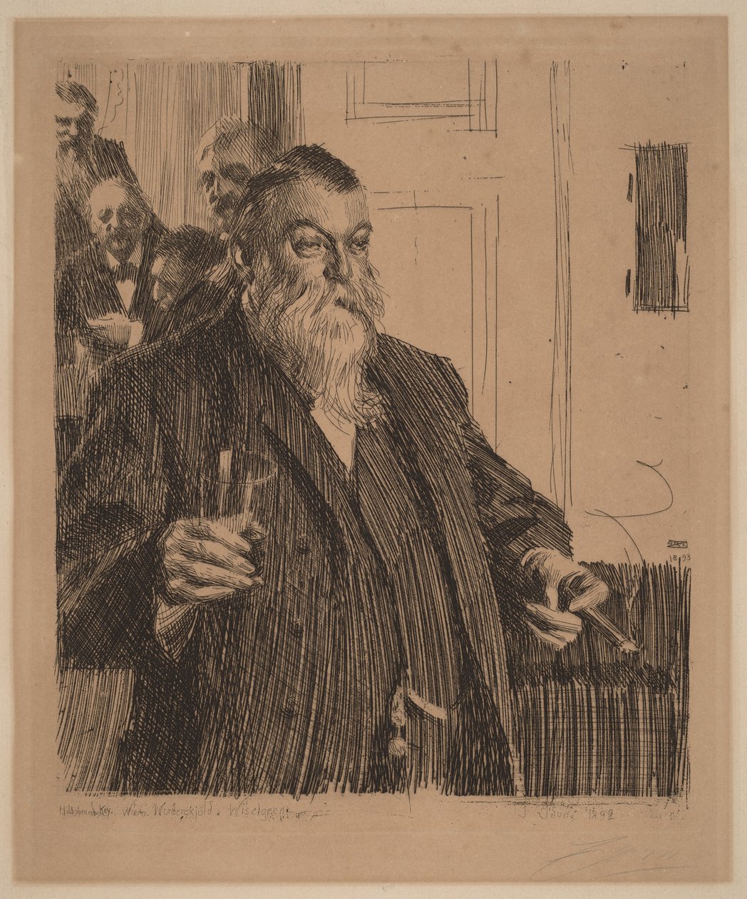 Přípitek II od Anders Zorn