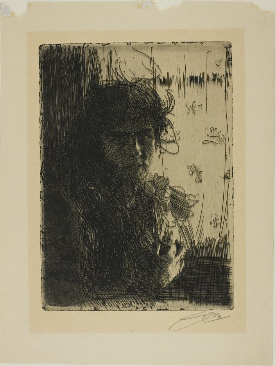 Irská dívka nebo Annie od Anders Leonard Zorn