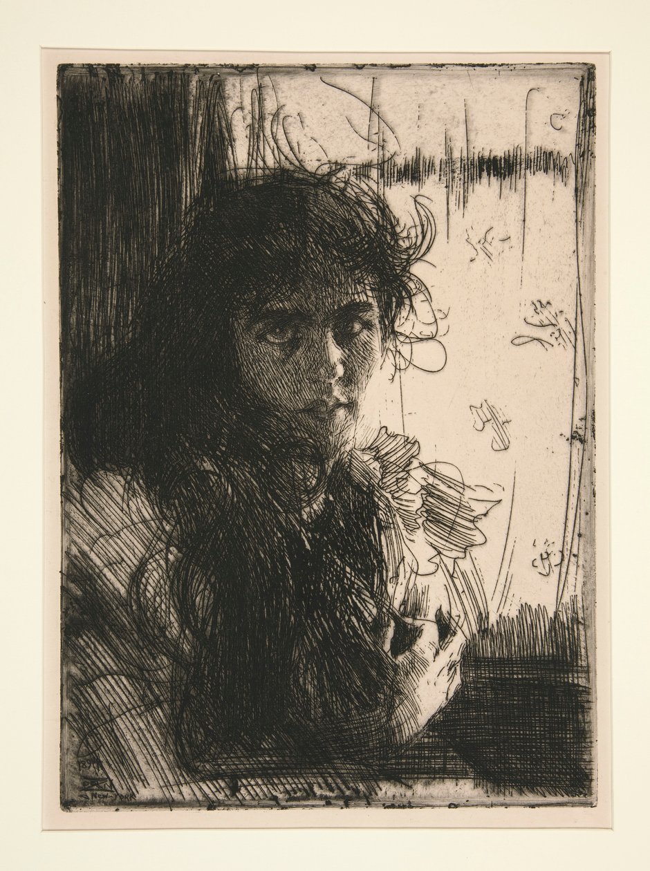 Irská dívka nebo Annie od Anders Leonard Zorn