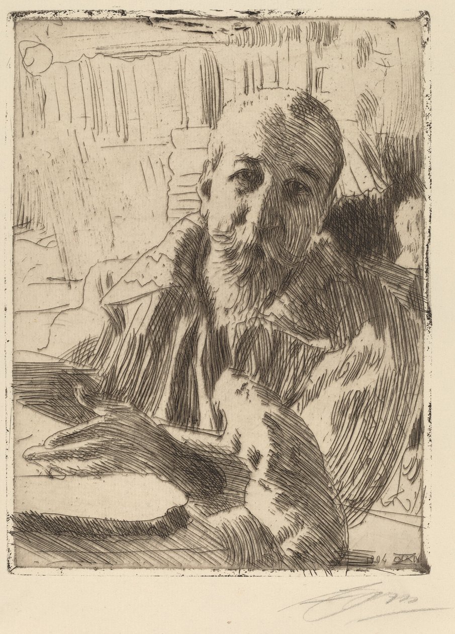 Anatole Francie od Anders Leonard Zorn