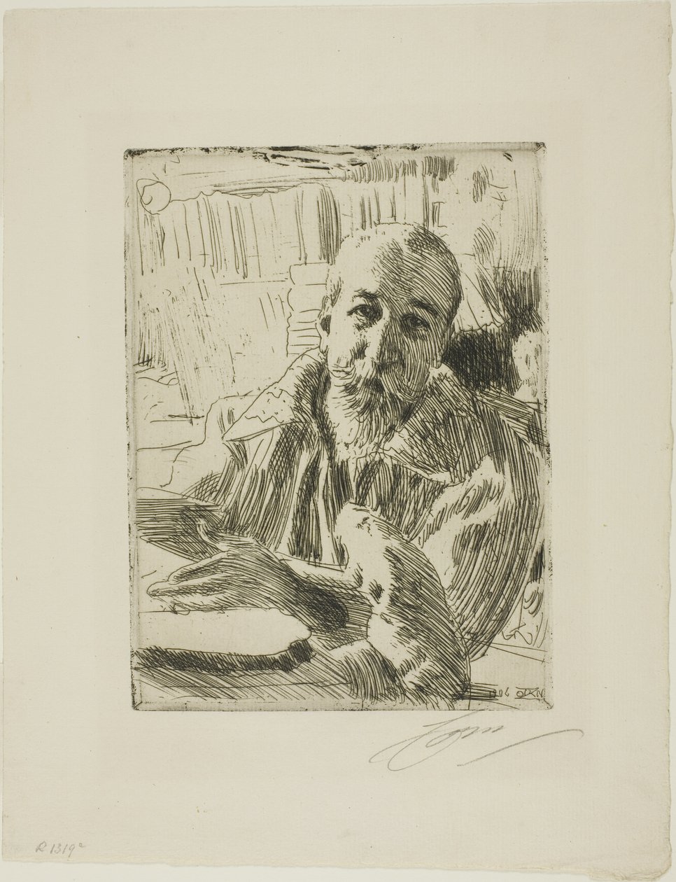 Anatole Francie od Anders Leonard Zorn