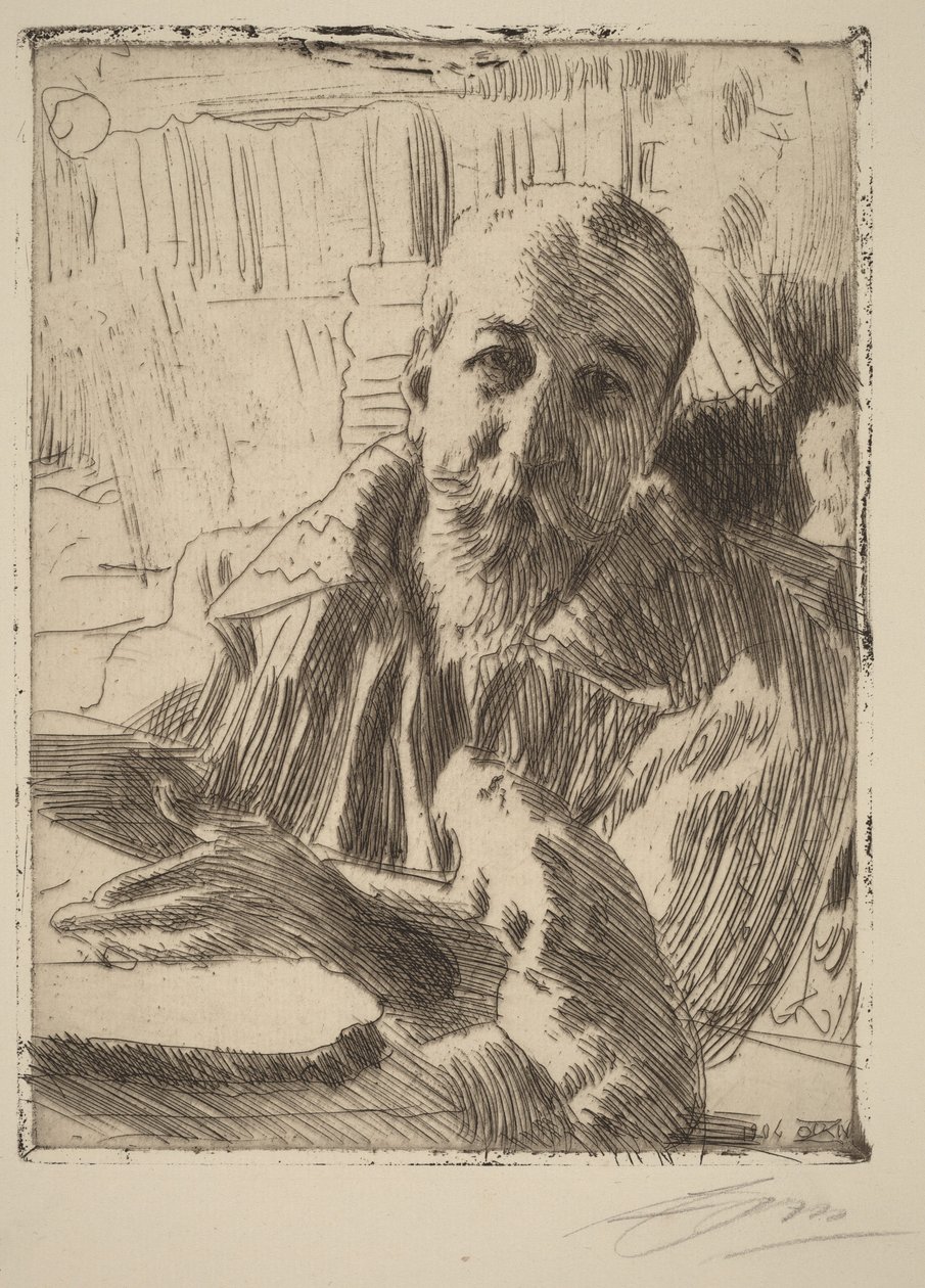 Anatole France od Anders Zorn
