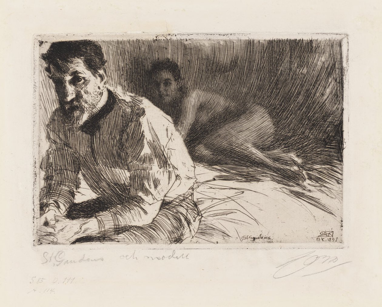 Augustus Saint-Gaudens od Anders Zorn