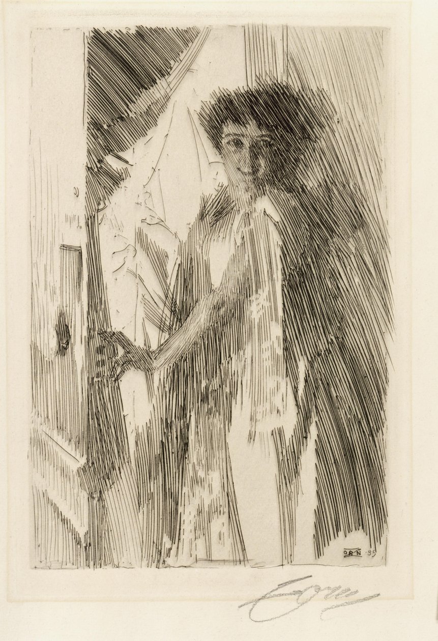 Portrét tanečnice Rosity Mauri od Anders Zorn