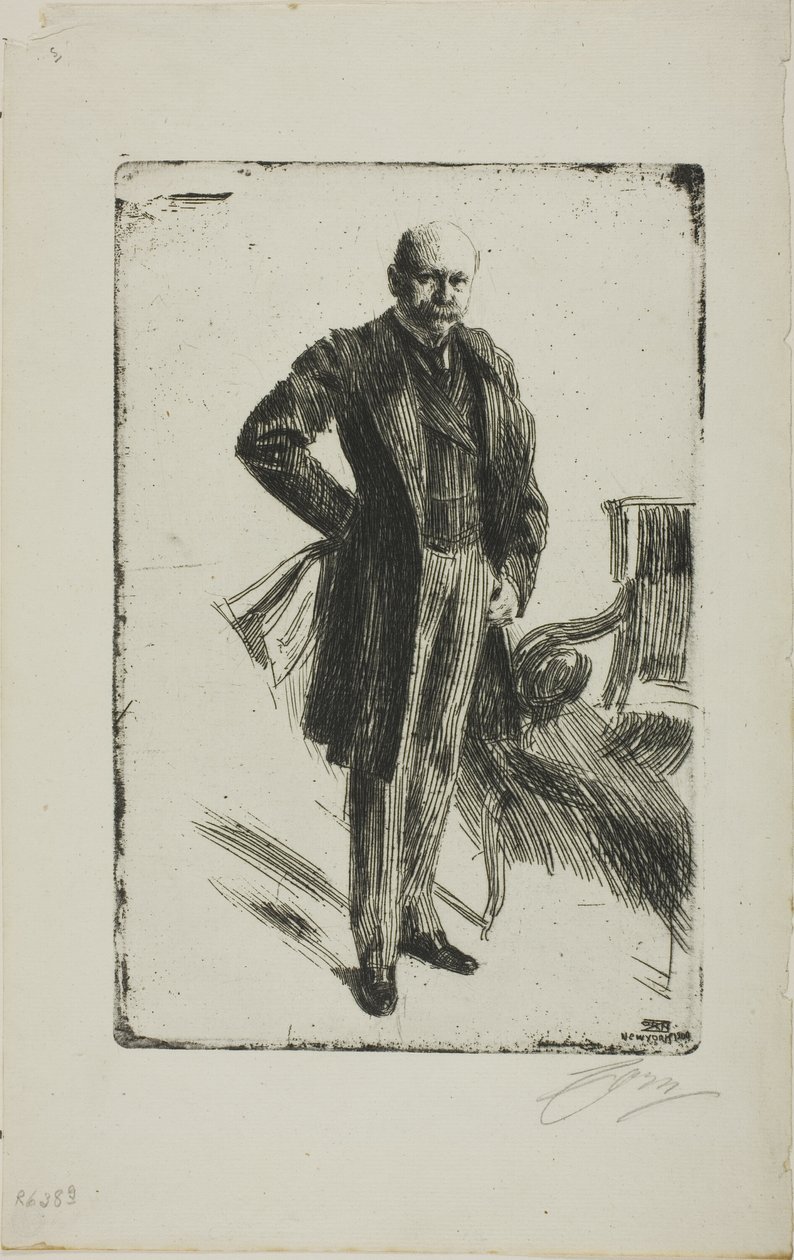 Plukovník Lamont I (celá délka) od Anders Leonard Zorn