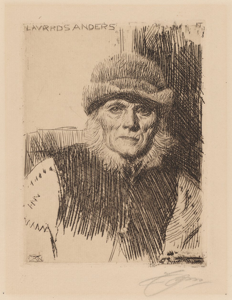 Dalekarlský rolník (Lavards Anders) od Anders Zorn