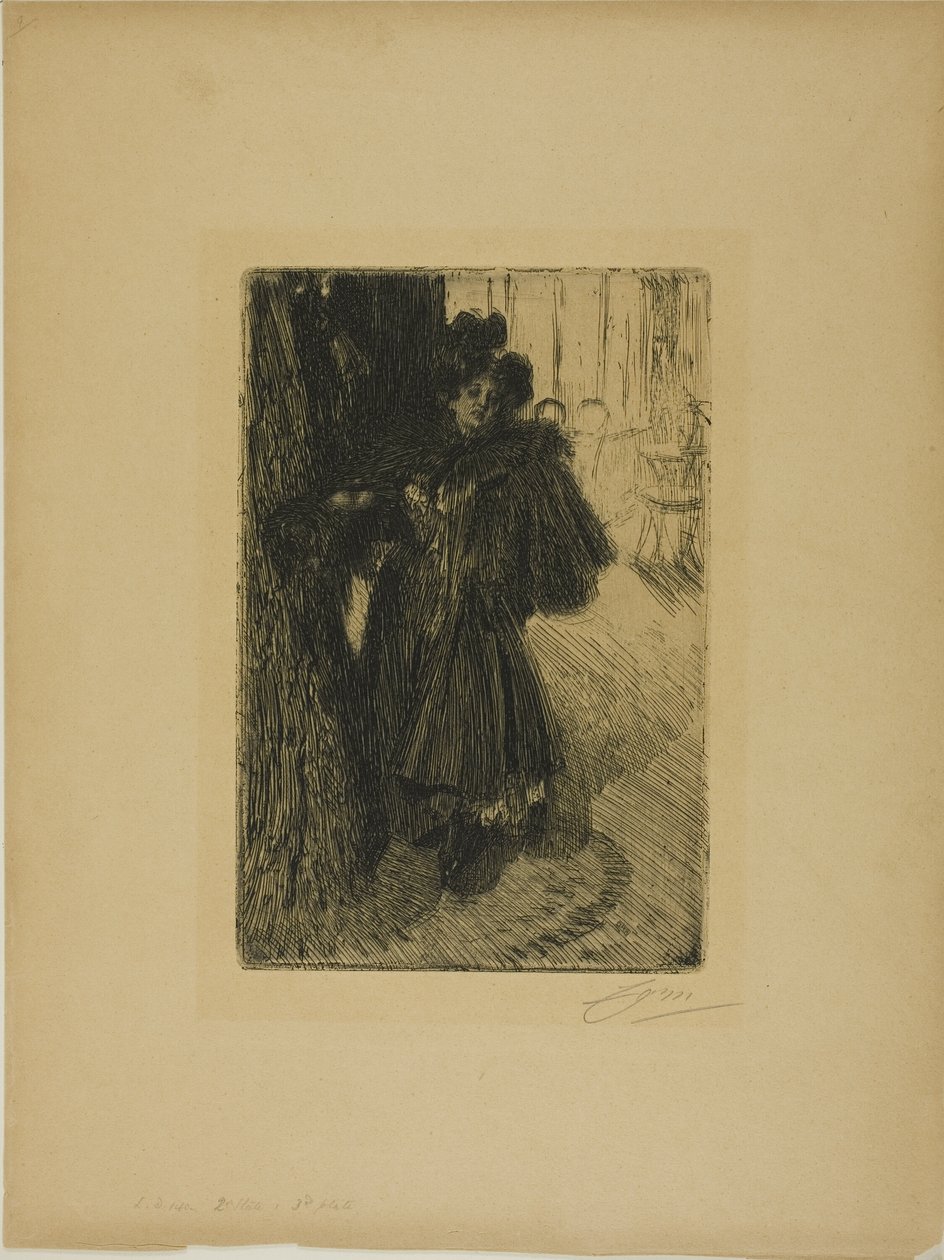 Noční efekt II od Anders Leonard Zorn