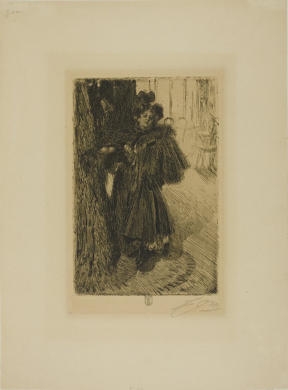 Noční efekt II od Anders Leonard Zorn