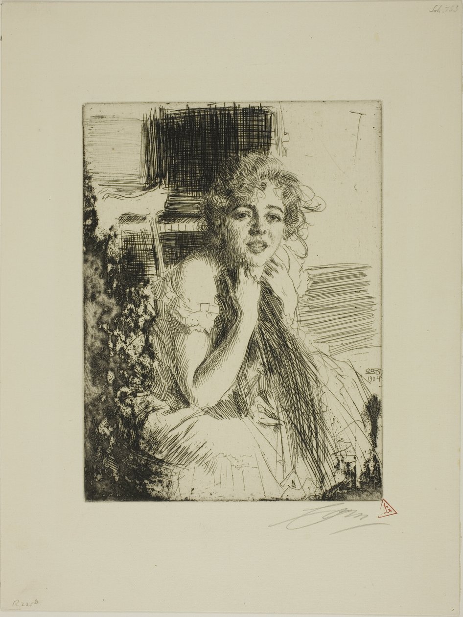 Emma Rasmussenová od Anders Leonard Zorn