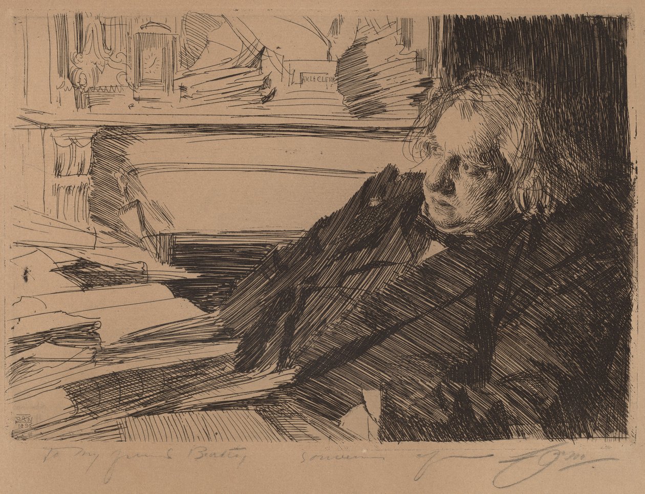 Ernest Renan od Anders Leonard Zorn