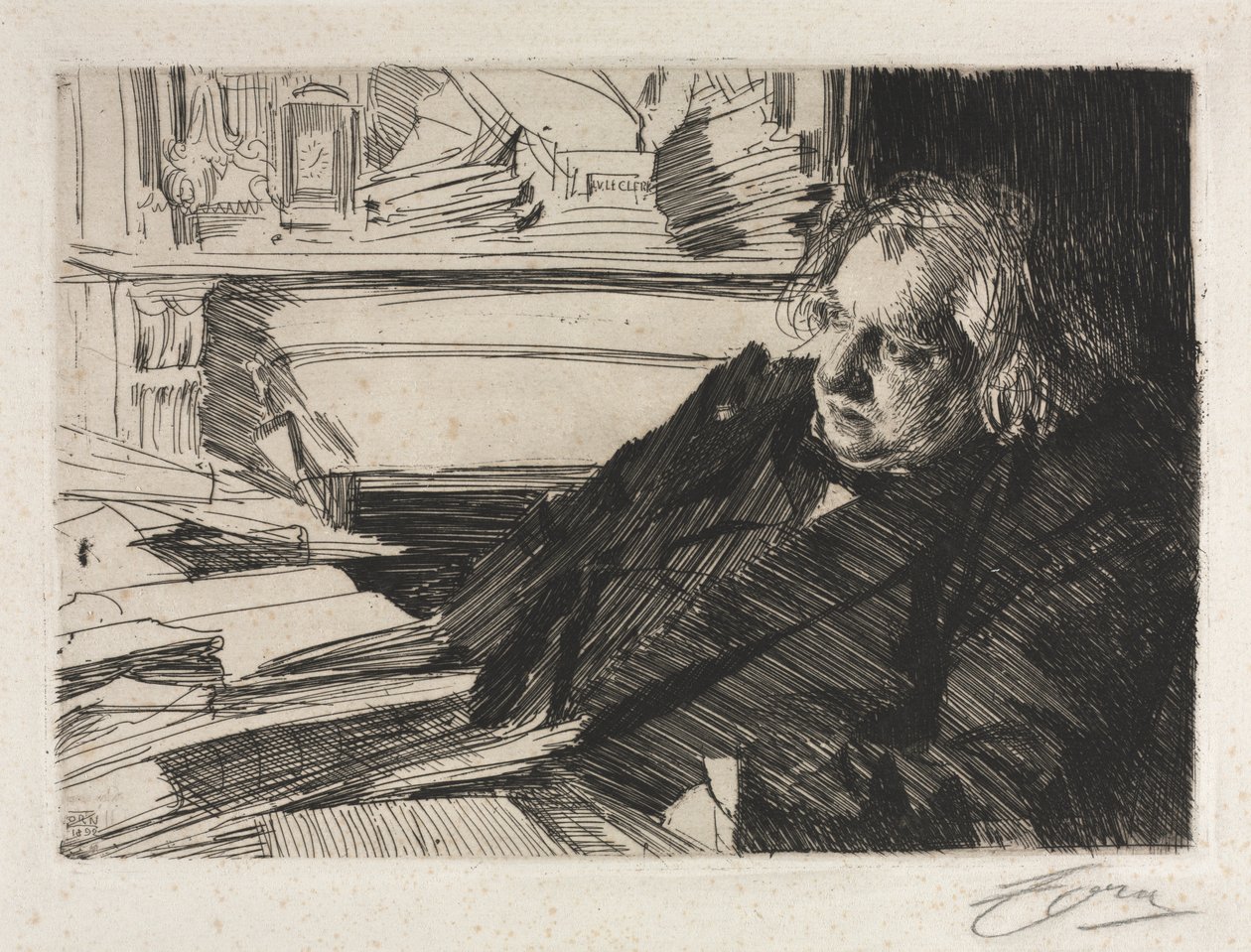 Ernest Renan od Anders Leonard Zorn