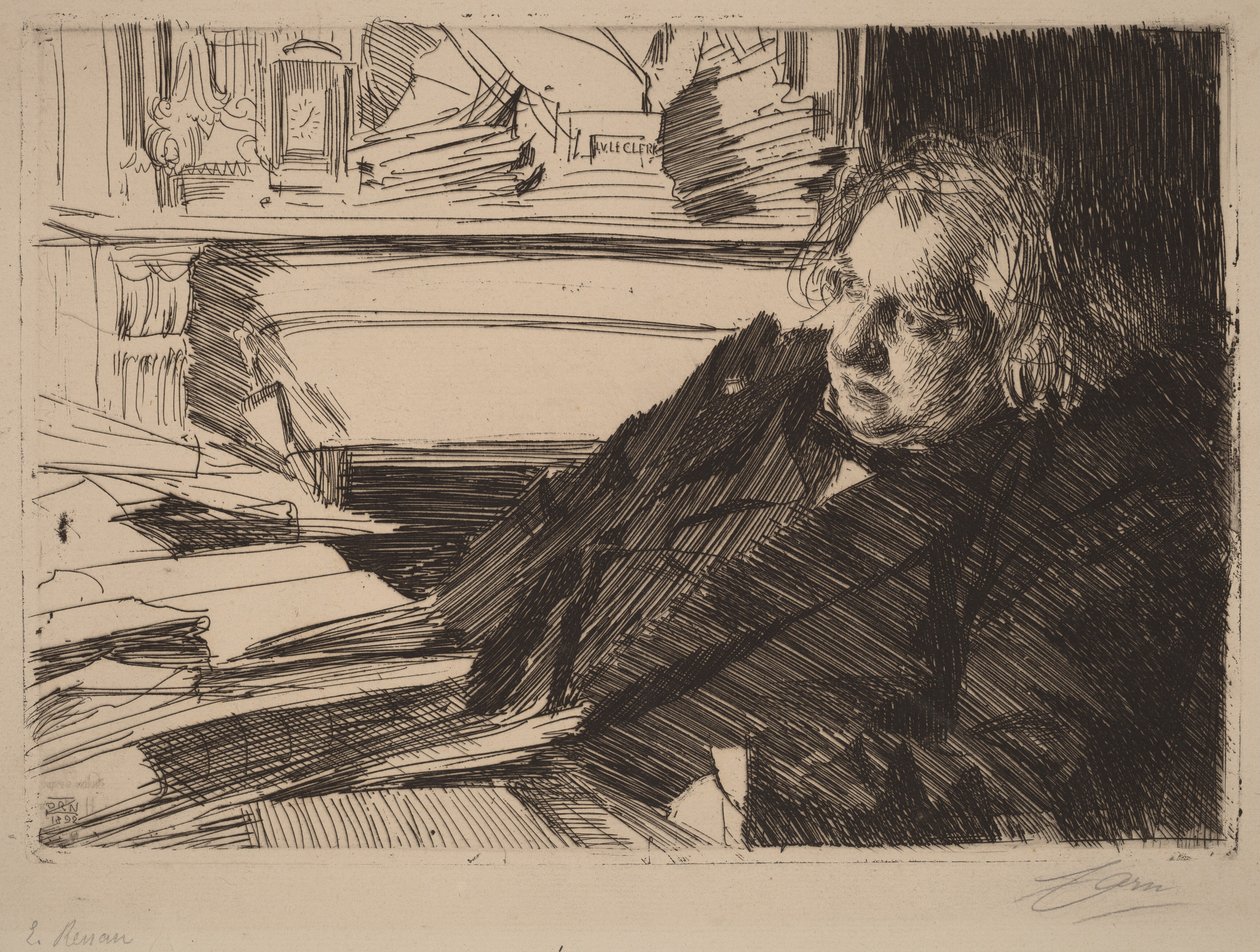 Ernest Renan od Anders Zorn