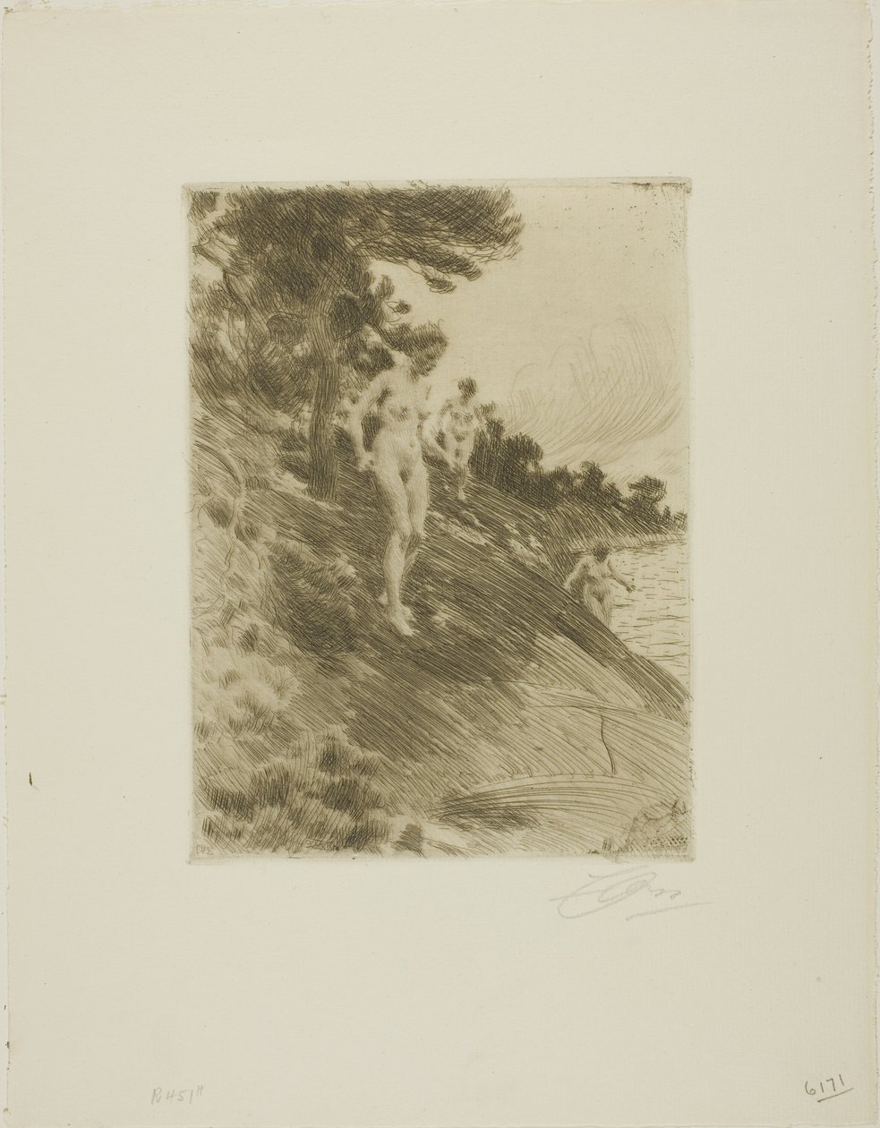 Vystrašený od Anders Leonard Zorn