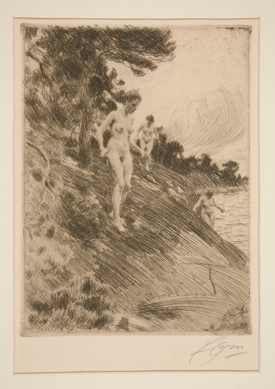 Vystrašený od Anders Leonard Zorn