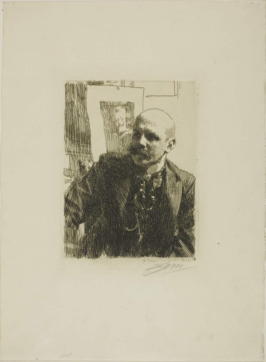 Jiří z Rosenu od Anders Leonard Zorn