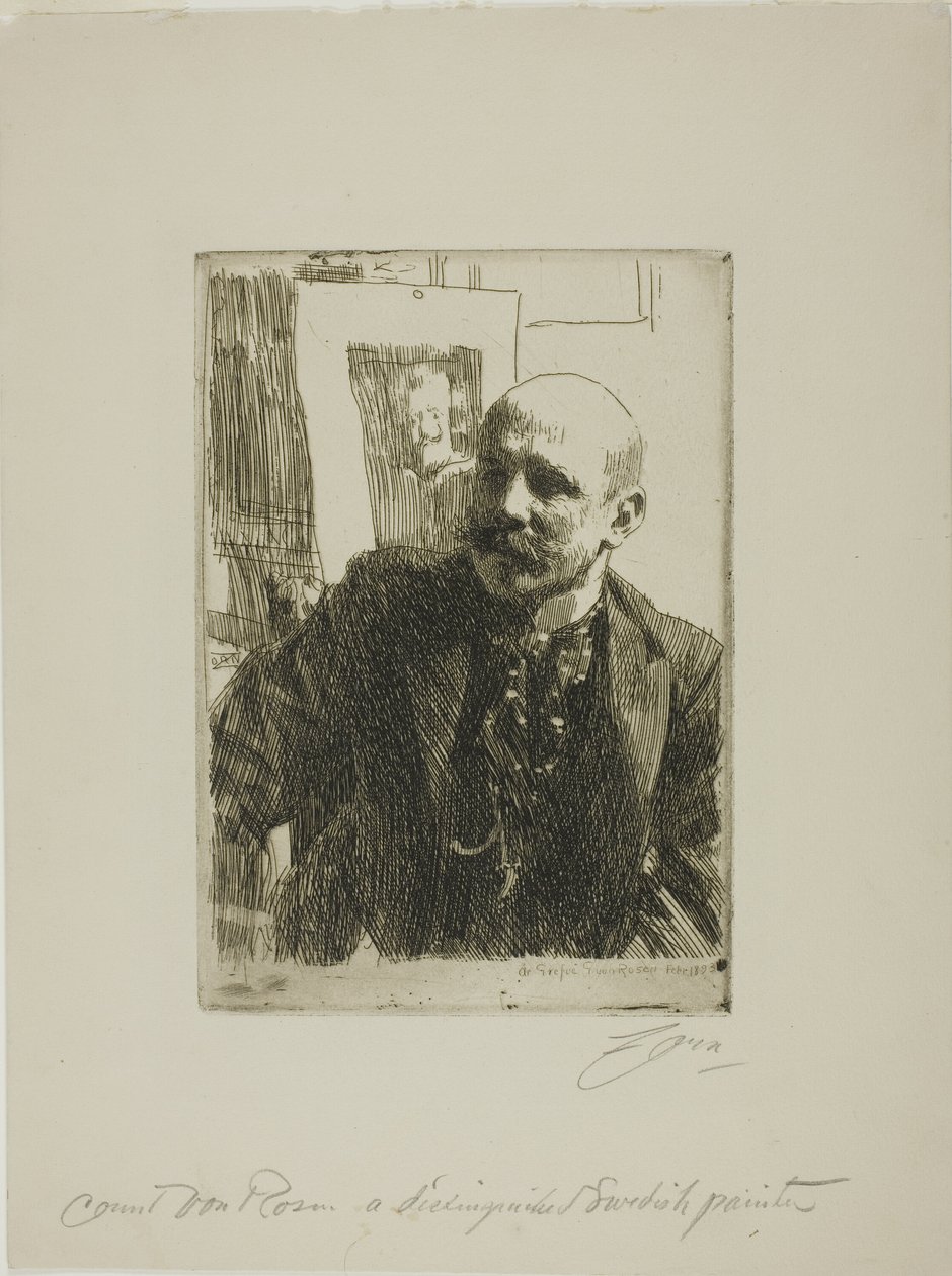 Jiří z Rosenu od Anders Leonard Zorn