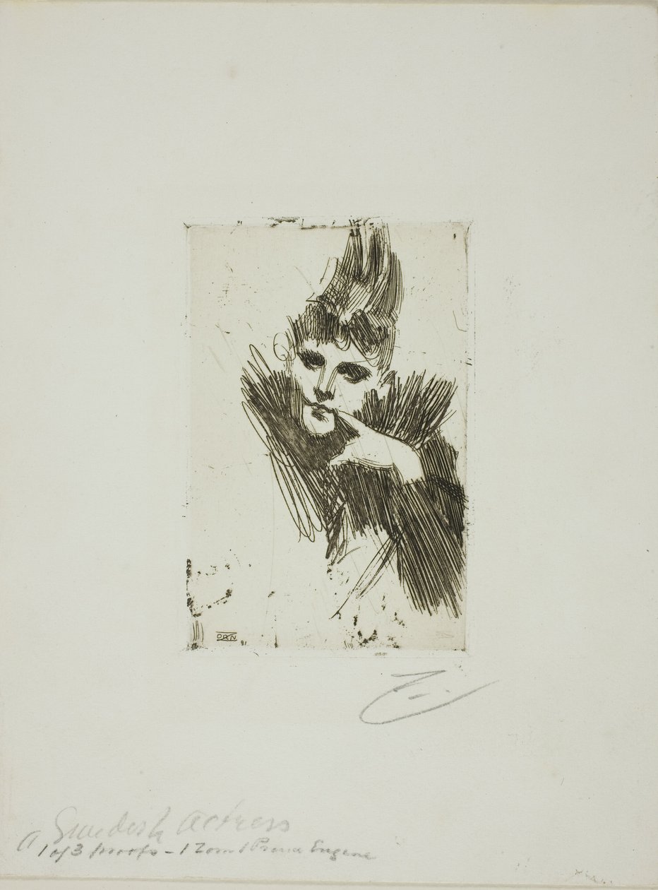 Gerda Grönbergová I od Anders Leonard Zorn