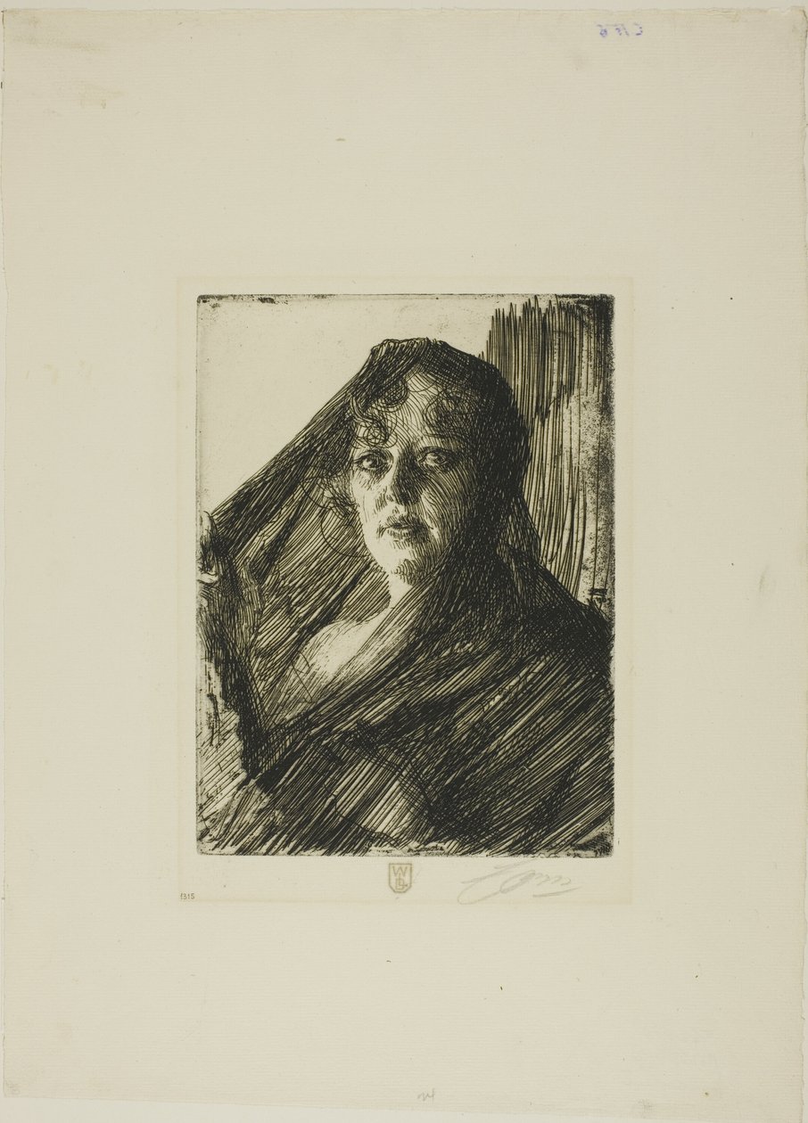 Gerda Lundequistová od Anders Leonard Zorn