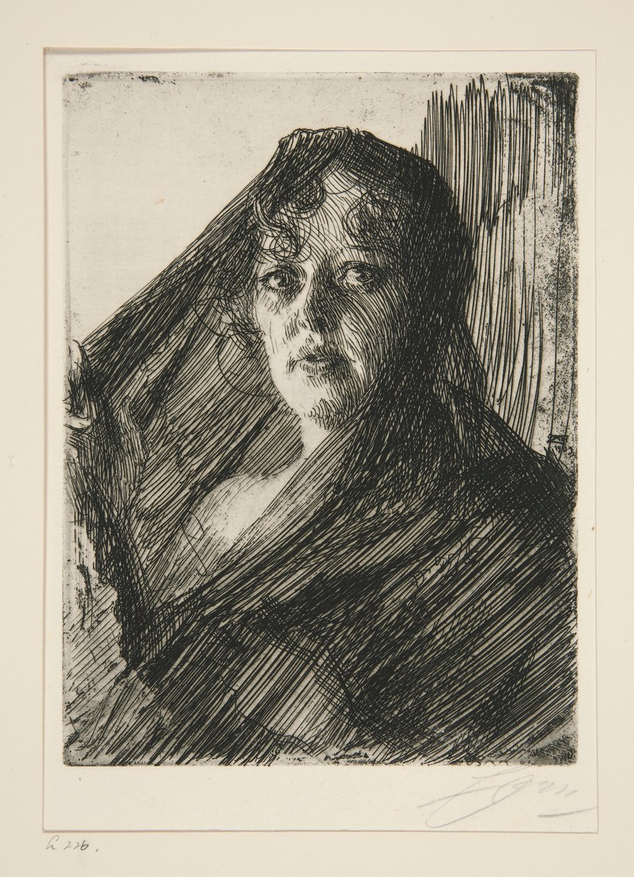 Gerda Lundequistová od Anders Leonard Zorn