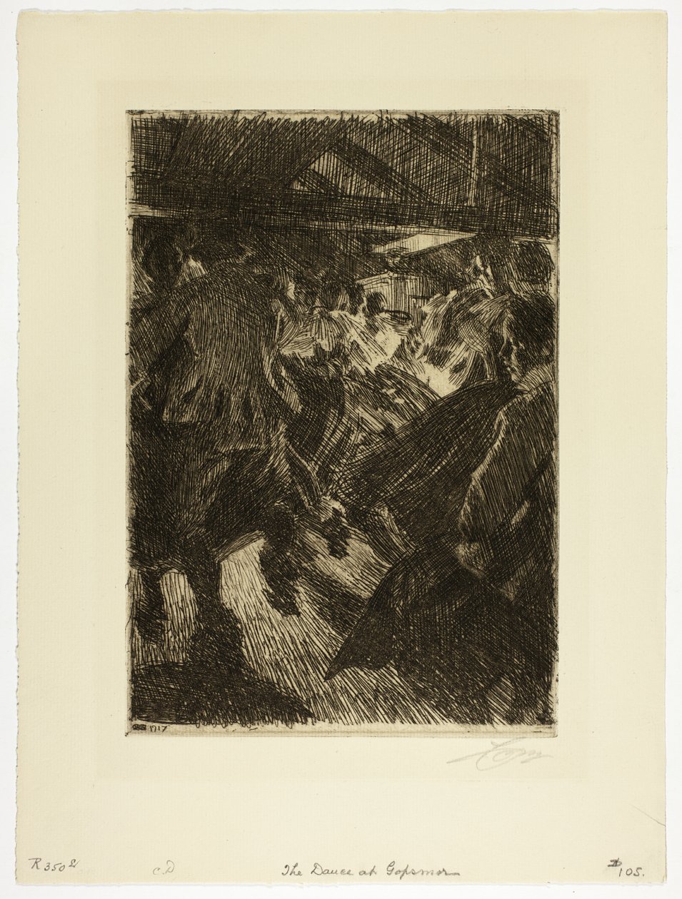 Chata Gopsmor od Anders Leonard Zorn