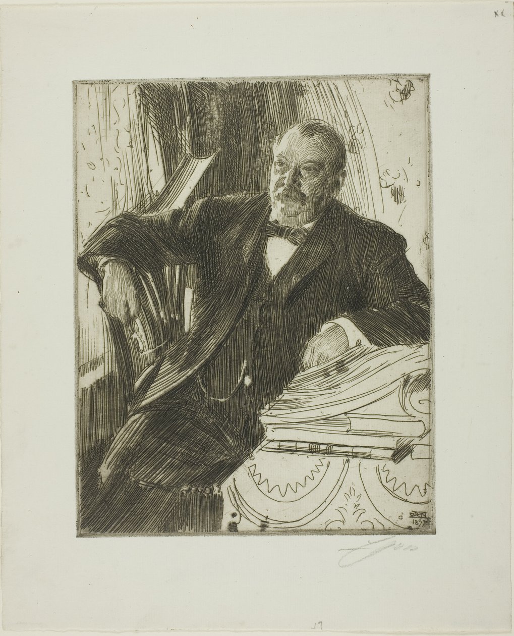 Grover Cleveland II od Anders Leonard Zorn